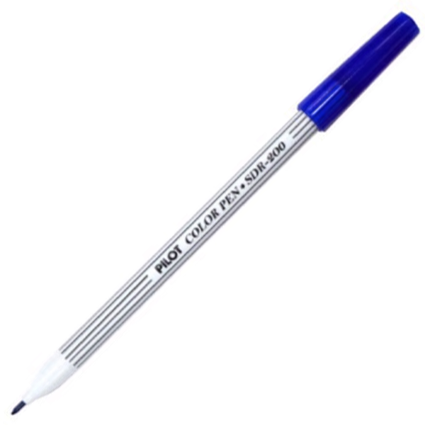ปากกาสีเมจิก PILOT SDR-200 สีน้ำเงิน