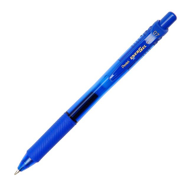 ปากกาหมึกเจล 0.7 มม. หมึกสีน้ำเงิน เพนเทล เอ็นเนอร์เจล-เอ๊กช์ BL107-CX
