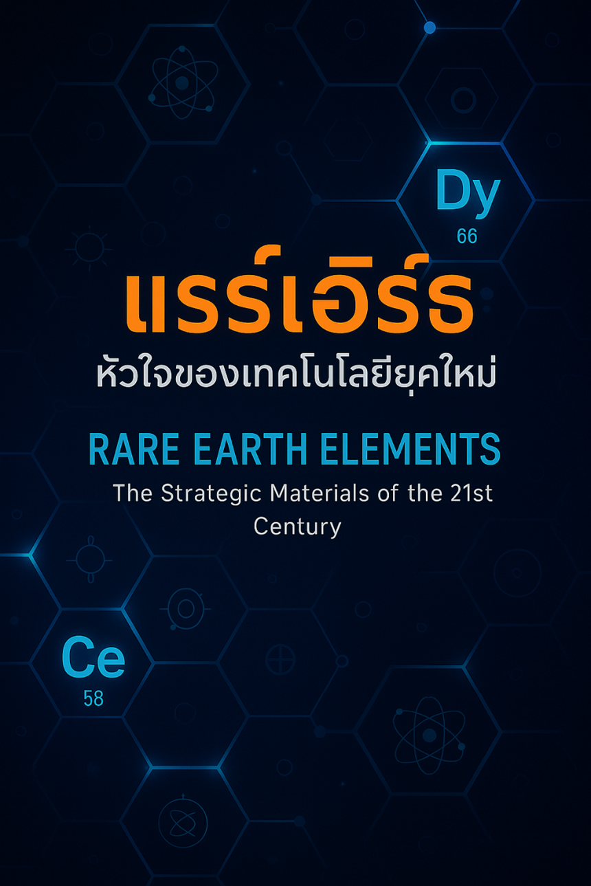 แรร์เอิร์ธ  หัวใจของเทคโนโลยียุคใหม่ แรร์เอิร์ธ  หัวใจของเทคโนโลยียุคใหม่