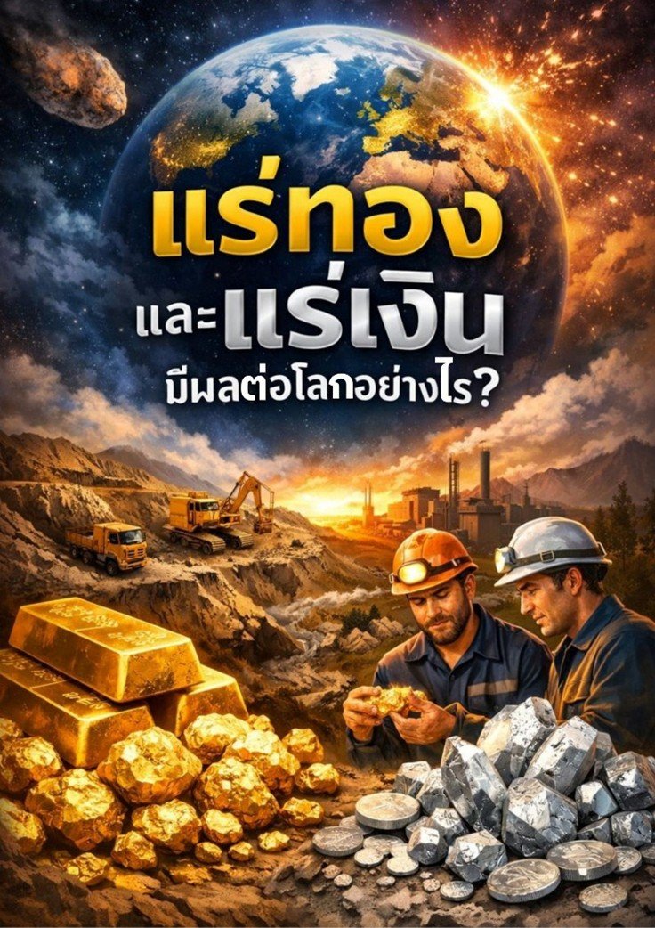แร่ทองและแร่เงินมีผลต่อโลกอย่างไร?