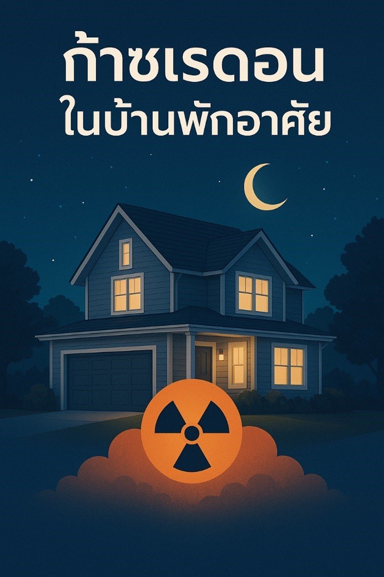 ผลกระทบของก๊าซเรดอนในบ้านอยู่อาศัย ภัยเงียบที่มองไม่เห็น แต่เสี่ยงถึงชีวิต