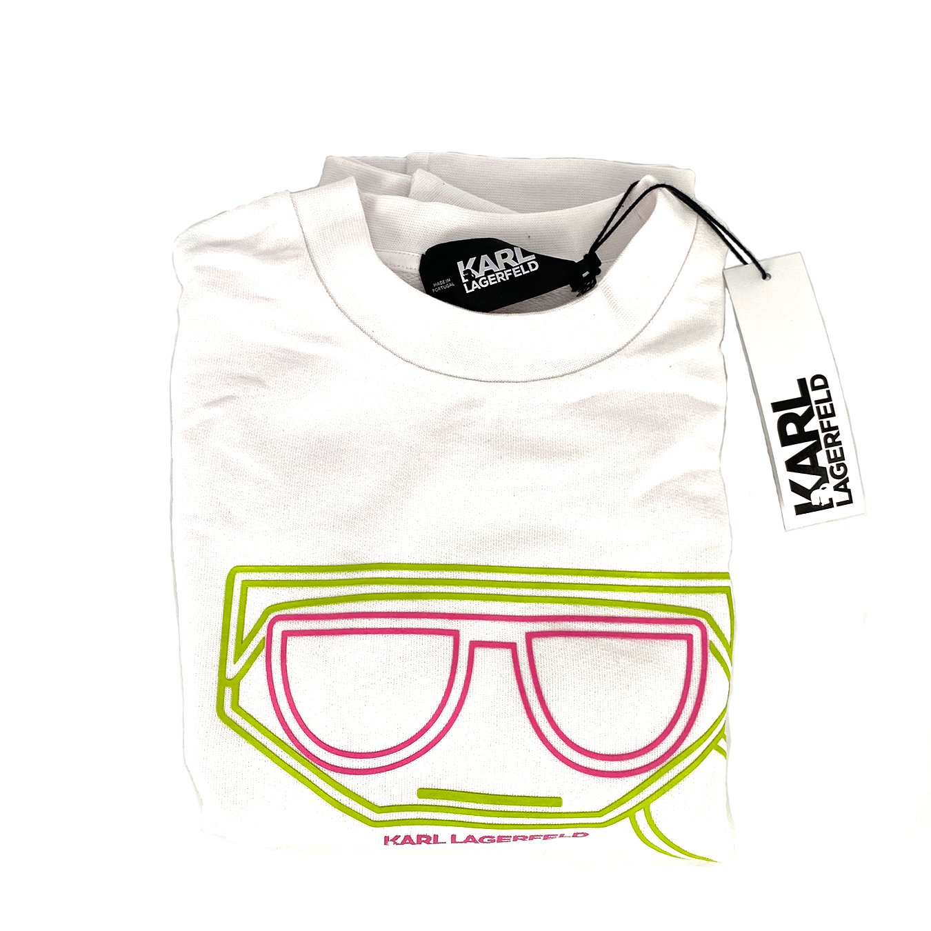 Karl Lagerfeld Sweater Neon Koctail White S