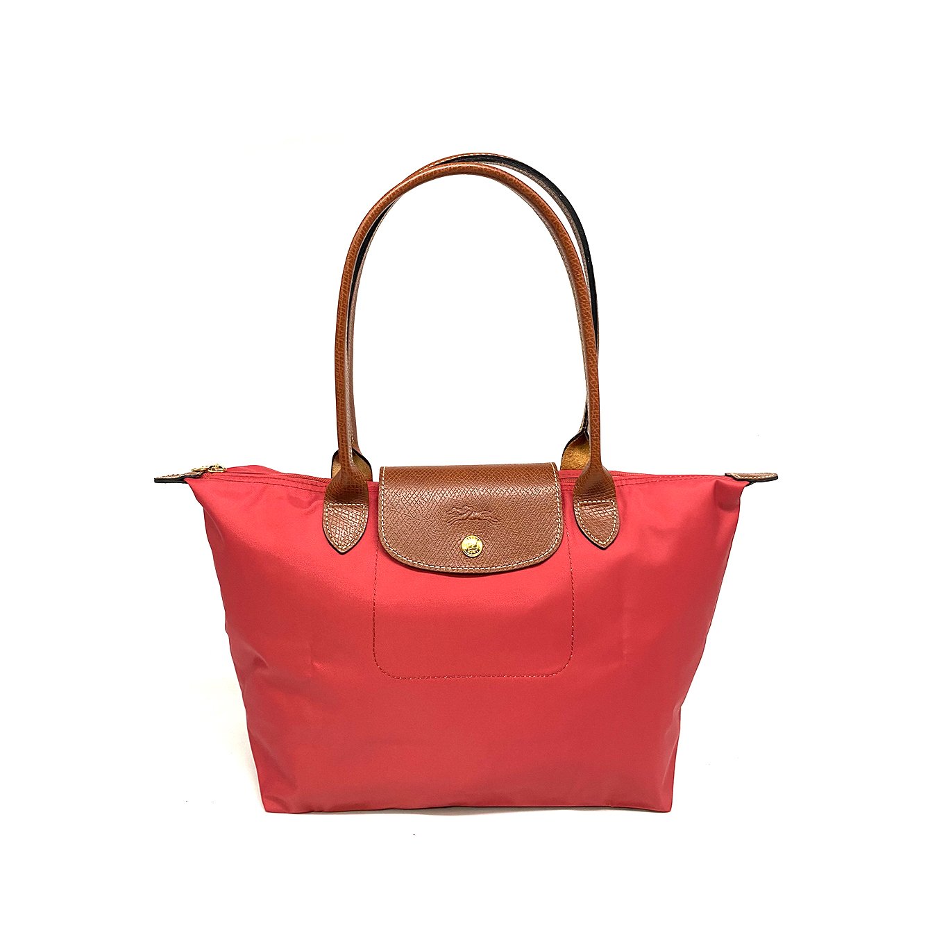 Longchamp Le Pliage Neo Small LH Tote Bag Pink Brown