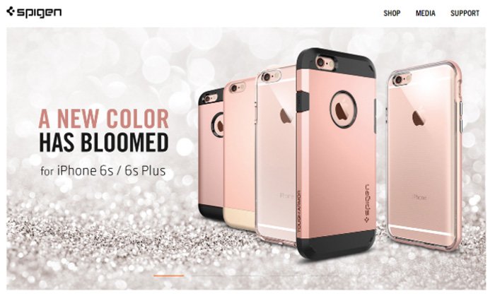 Spigen! เผยภาพเคสสีใหม่ iPhone 6 ,6 Plus สีทองกุหลาบ [Rose Gold] 