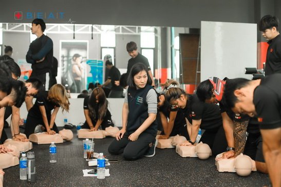 อบรม CPR ปฐมพยาบาล ปั๊มหัวใจ  AED 