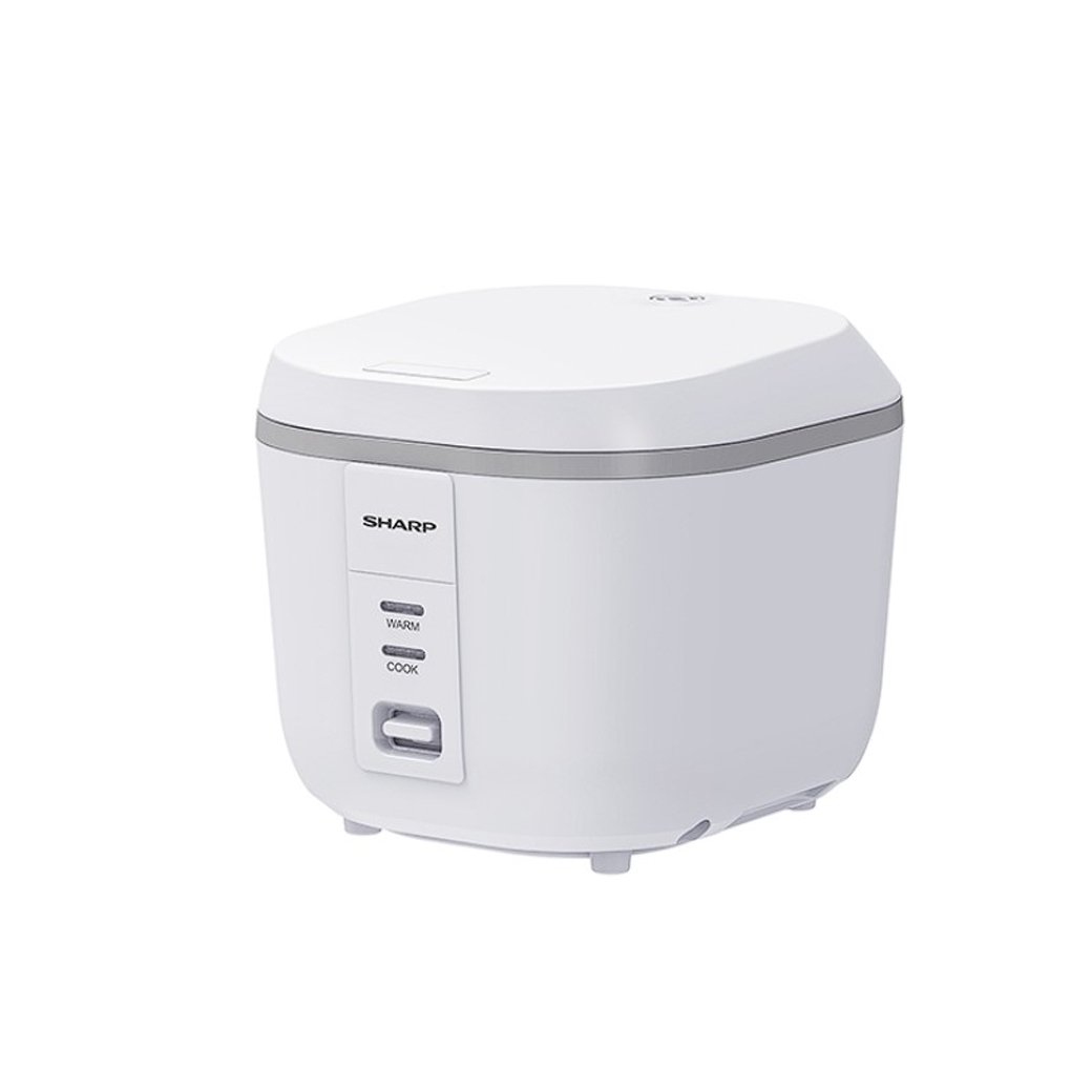 Sharp Mini Rice Cooker SHARP Rice Cooker, 1.8 Liter, Model KS-P18E (White)