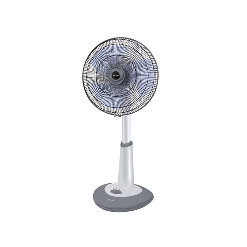 Sharp Fast Fan SHARP 18-inch Floor Fan (Slide Type) Model PJ-SL181, Gray.