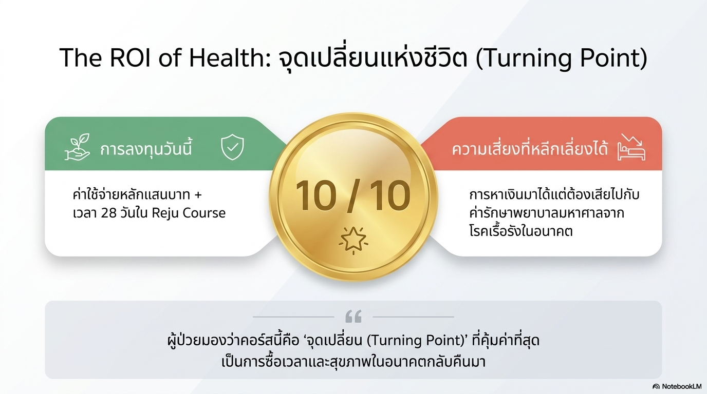 ความคุ้มค่าของการลงทุนในสุขภาพ Turning Point ของชีวิต