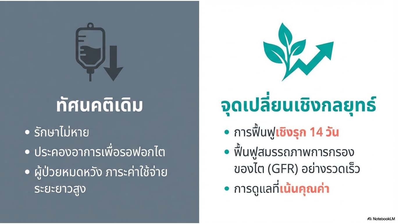 ทัศนคติใหม่ในการรักษาโรคไต