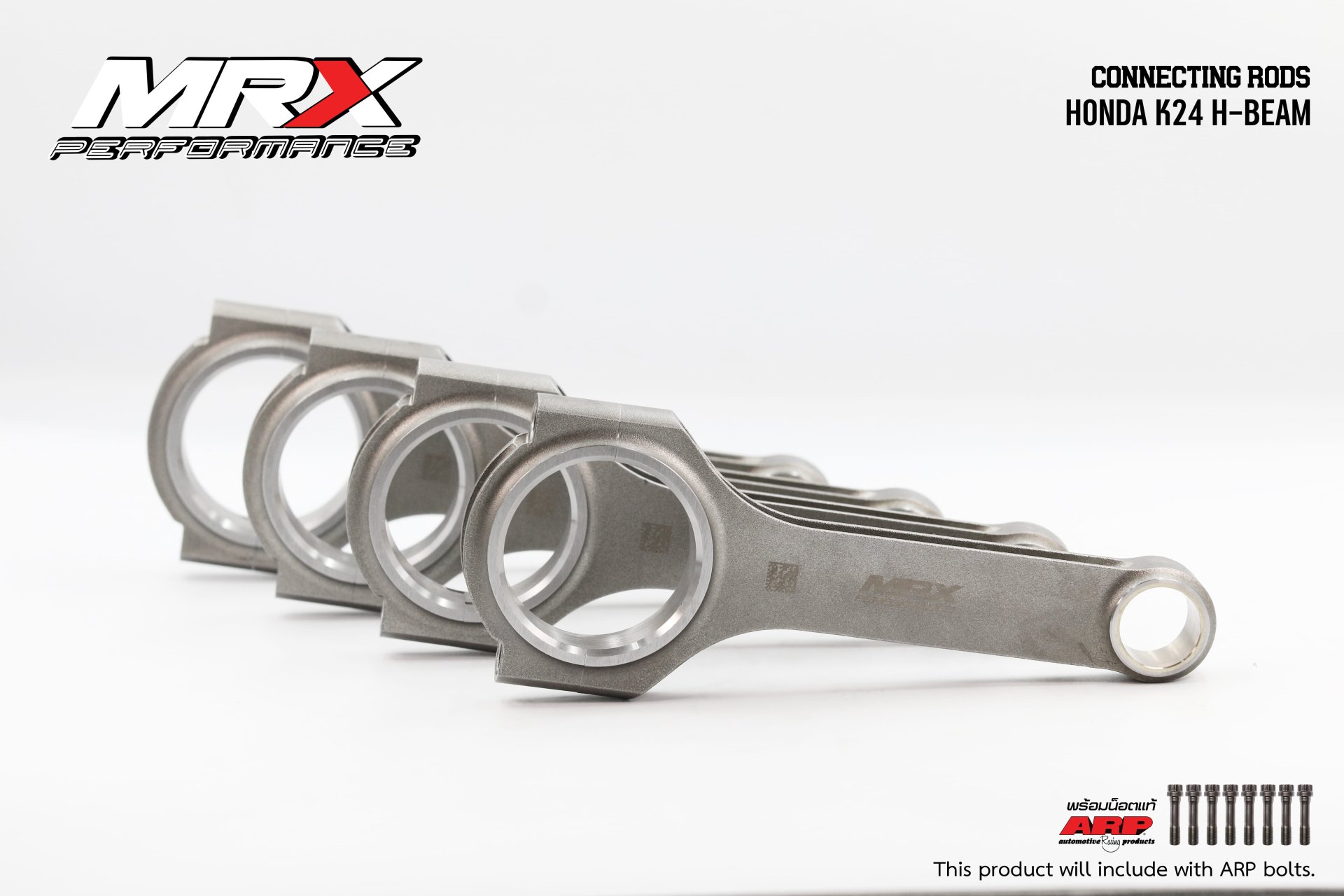 MRX Connecting Rod for K24 Engine H-Beam + ARP 2000 - mrxperformance