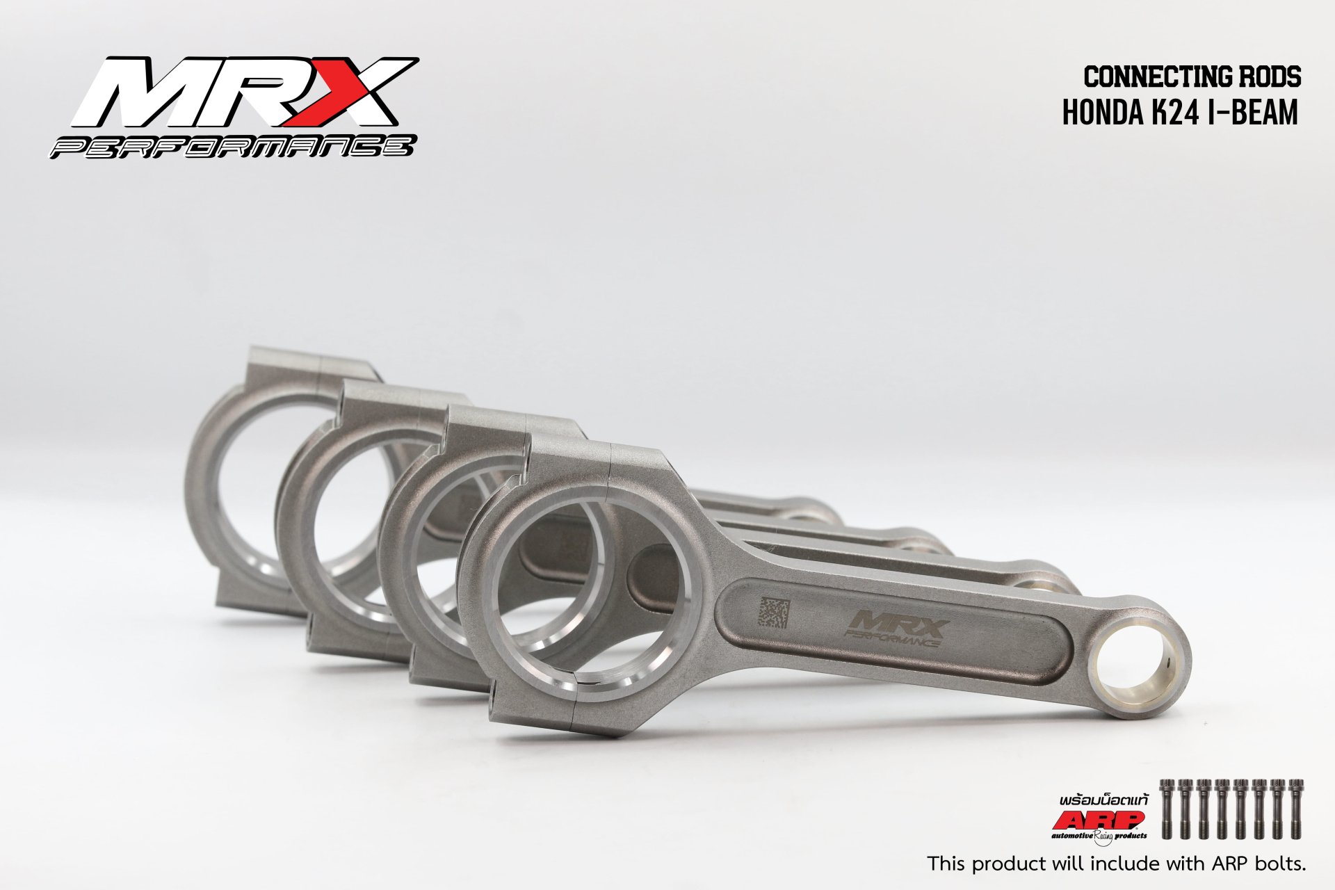 MRX Connecting Rod for K24 Engine I-Beam + ARP 2000 - mrxperformance