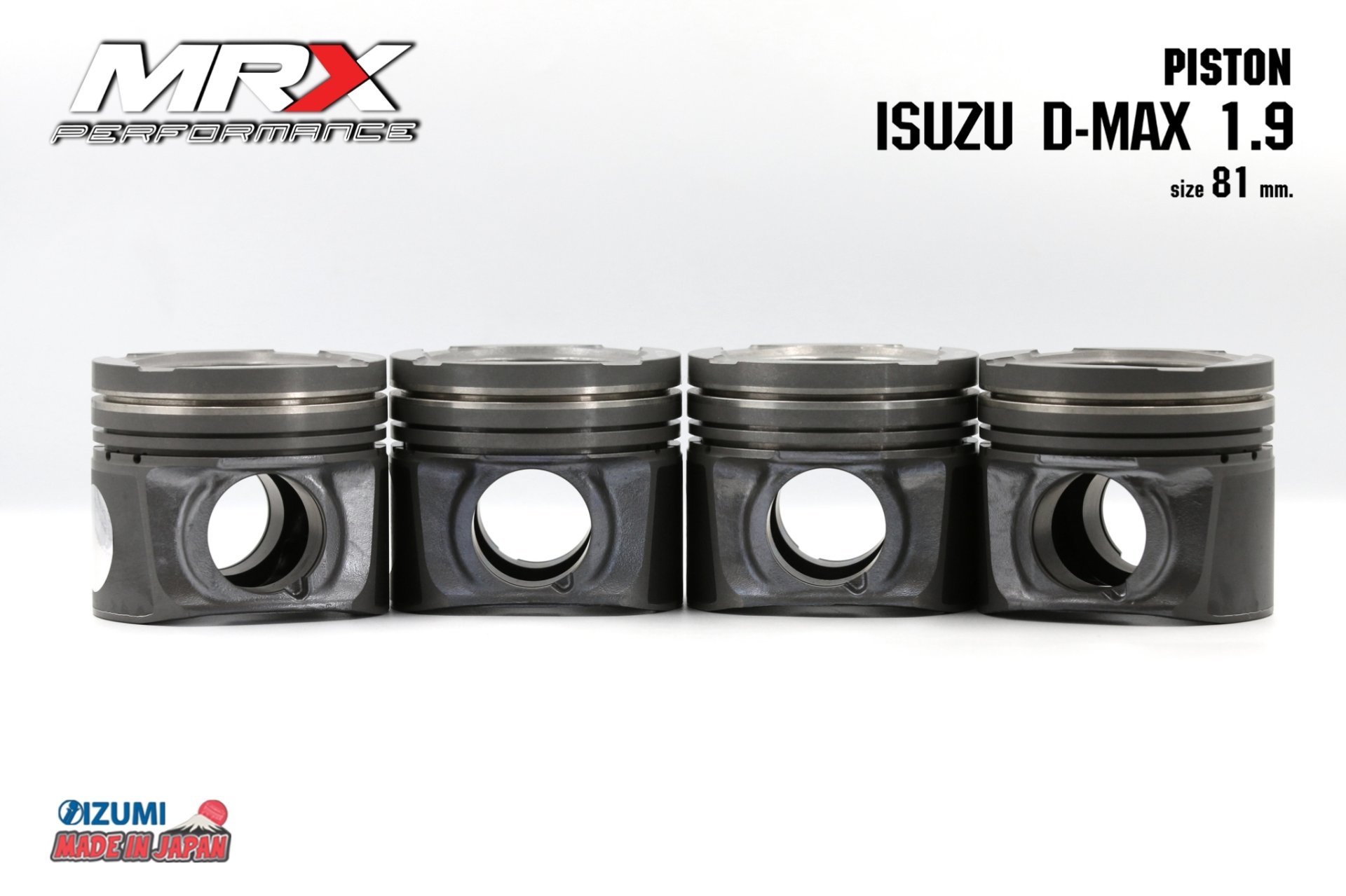 MRX Pistons For Isuzu D-max RZ4E-TC Engine (1,900 CC) Size 81 MM ...