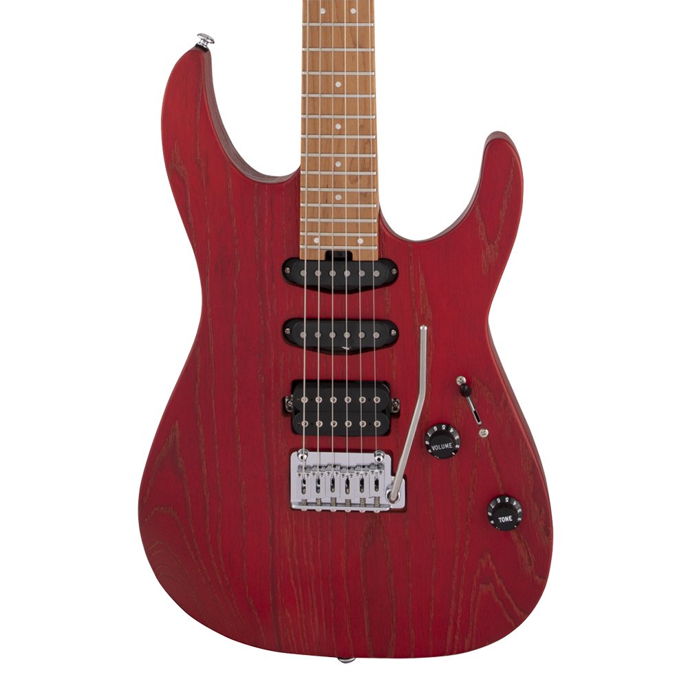 Charvel Pro-Mod DK24 HSS 2PT CM - Red Ash