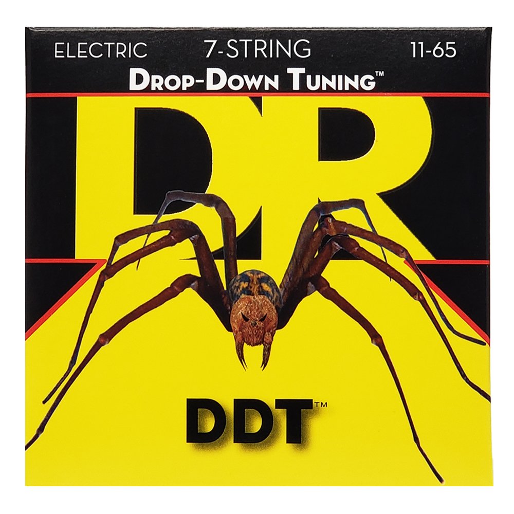 DR Strings Drop-Down Tuning Electric 11-65 7-String Heavy (DDT7-11)