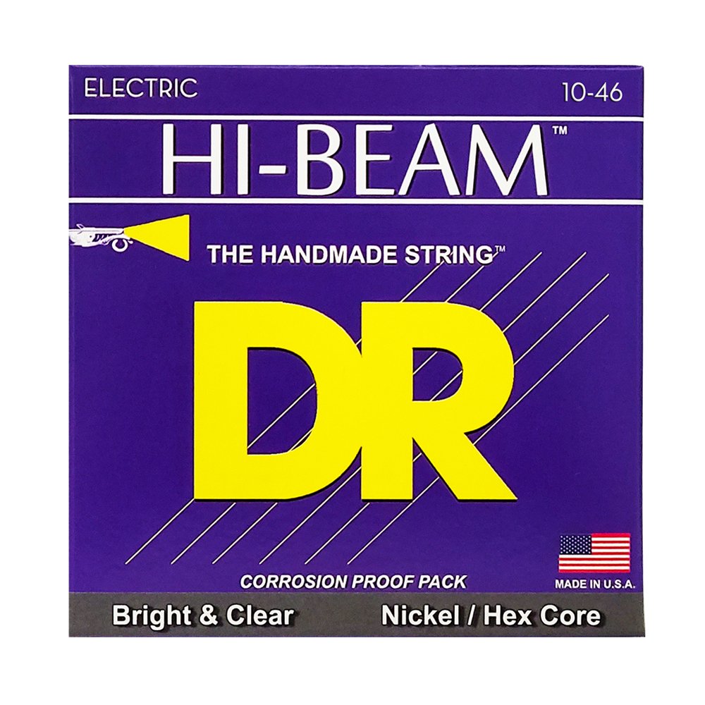 DR Strings Hi-Beam Nickel Plated Electric Strings - .010-.046 Medium