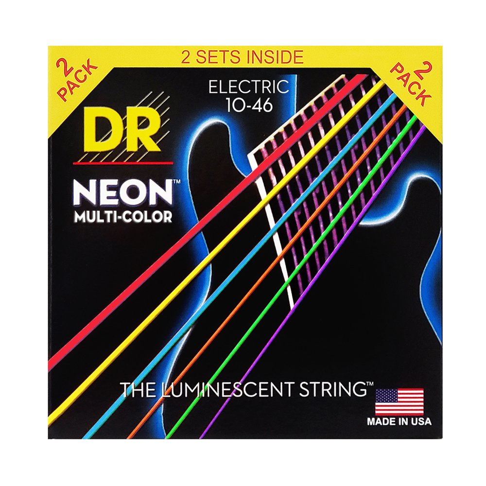 DR Strings Introduces K3 NEON Hi-Def Multi-Color Bass String Sets – No  Treble