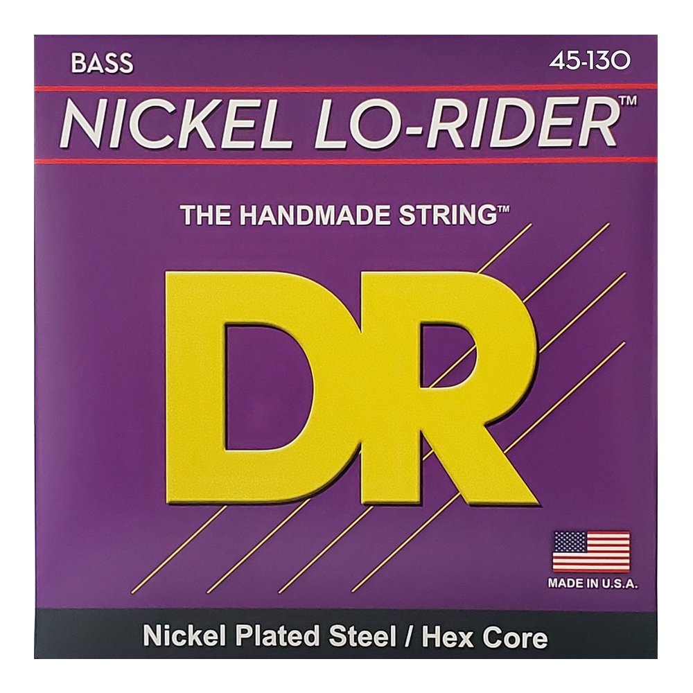 DR Strings Nickel Lo-Rider 45-130 Medium 5-String w/130 (NMH5-130)