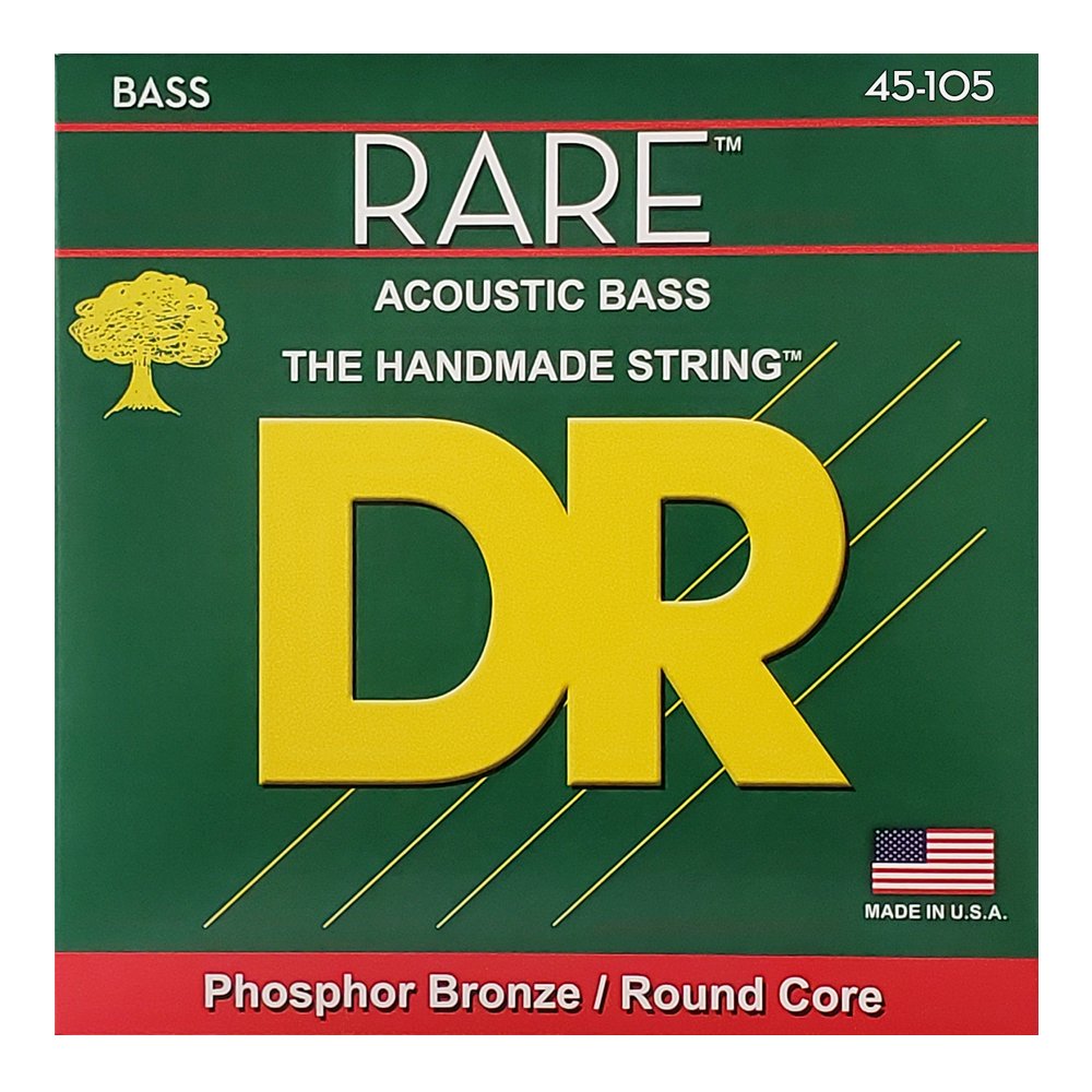 DR Strings Rare Acoustic Bass 45-105 Medium 4-String (RPB-45)
