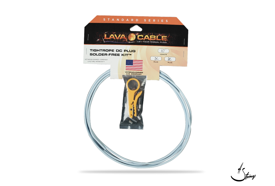 Lava Cable TIGHTROPE DC Plug Solder Free Kit 10 ft Cable/10 DC plugs