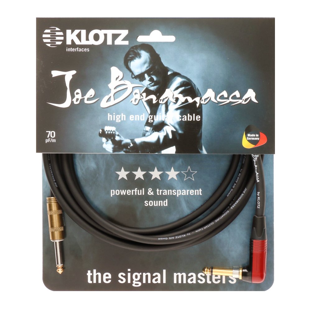 Klotz Cable Joe Bonamassa guitar cable with silentPLUG 4.5m