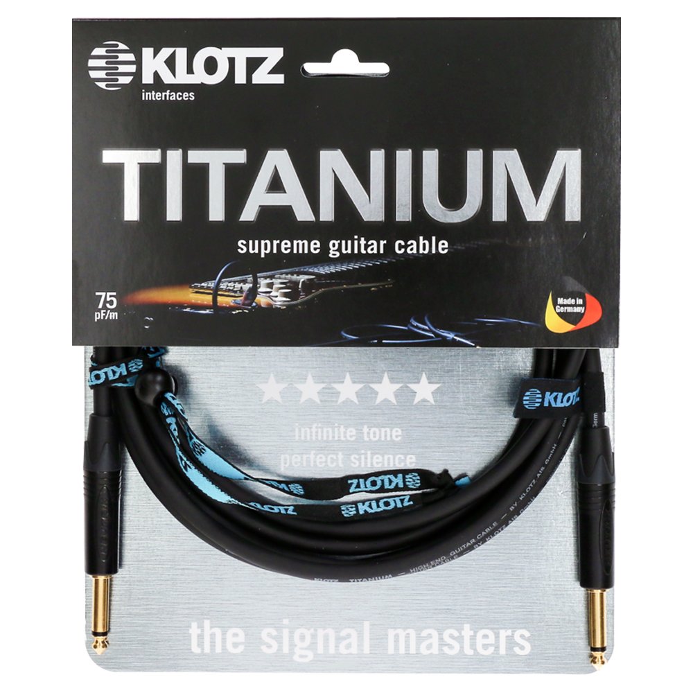 Klotz Cable TITANIUM guitar cable 4.5m