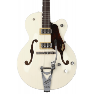 Gretsch G6118T Players Edition Anniversary - 2-Tone Lotus Ivory/Walnut Stain