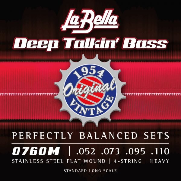 La Bella Deep Talkin' Bass, 1954 Stainless Steel Flat Wound