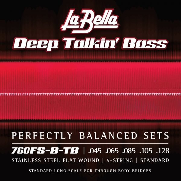 La Bella 760FS-B-TB Deep Talkin' Bass, Standard 5-String, Thru-Body