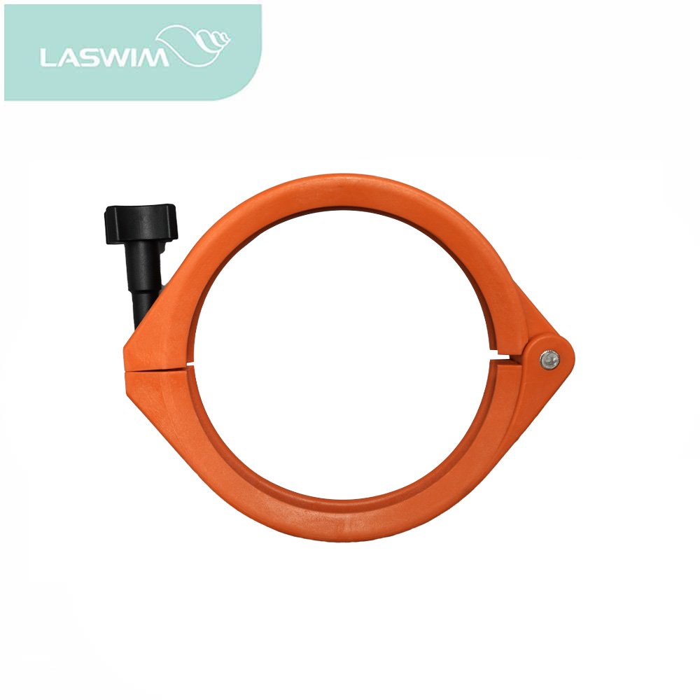 Plastic clamp lock with screw