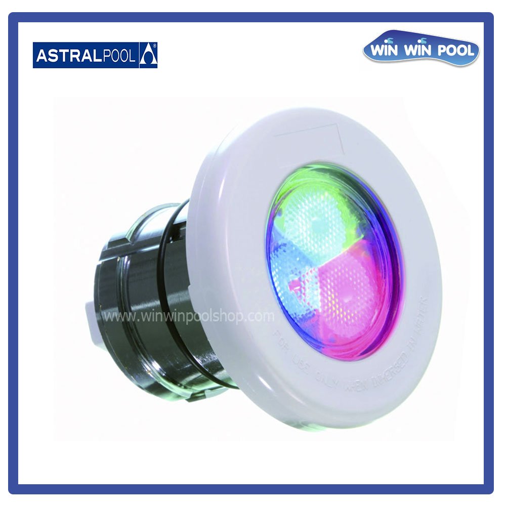 Verkleuren naast Licht RGB Mini LED light with quick connection, ABS faceplate - winwinpoolshop