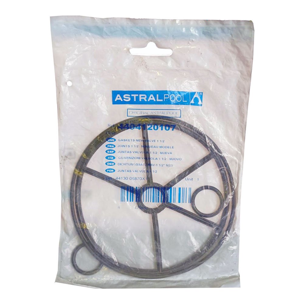 GASKETS NEW VALVE 1 1/2' For Multiport alve 00599 Astralpool