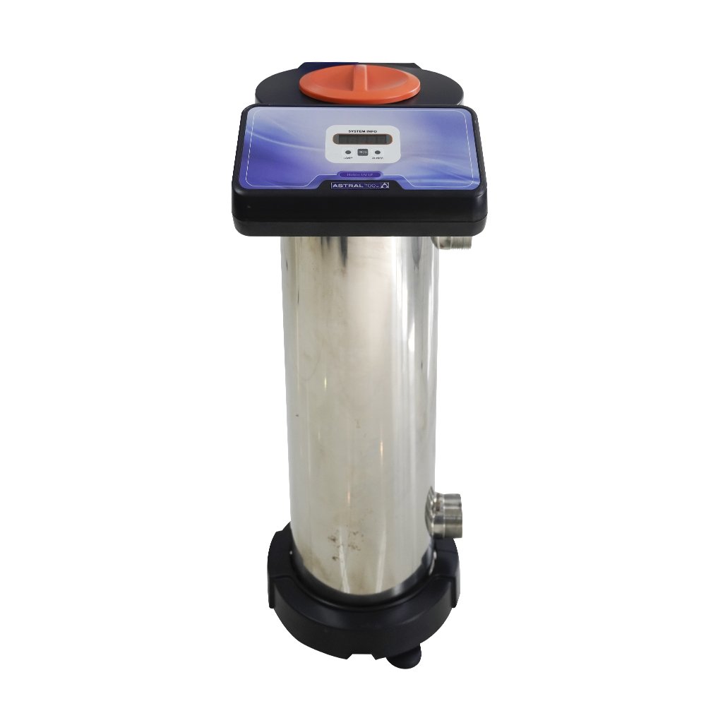 Heliox UV LP, Body in SS 316L, Flow rate 30 m3/h with timer meter