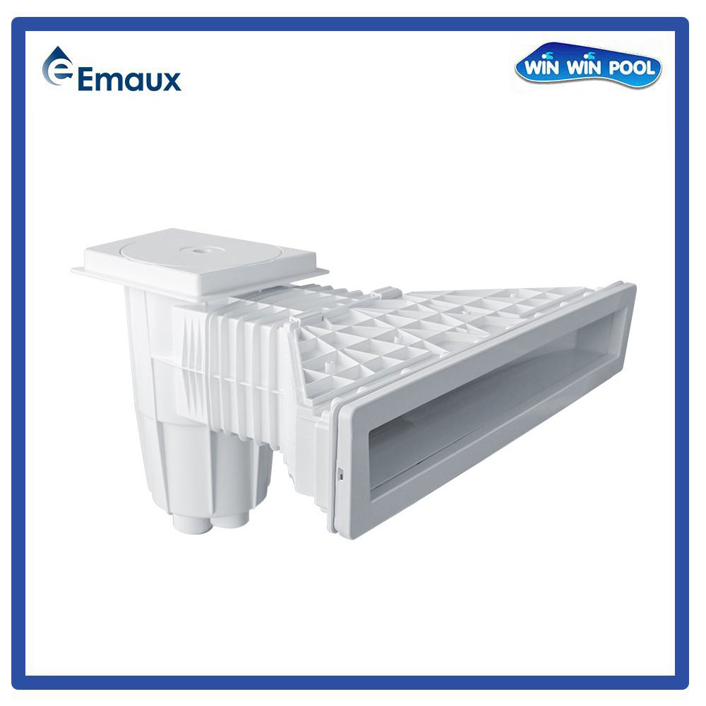 EM0180TSSC “EMAUX” Wide Mount Wall Skimmer for Concrete Pool