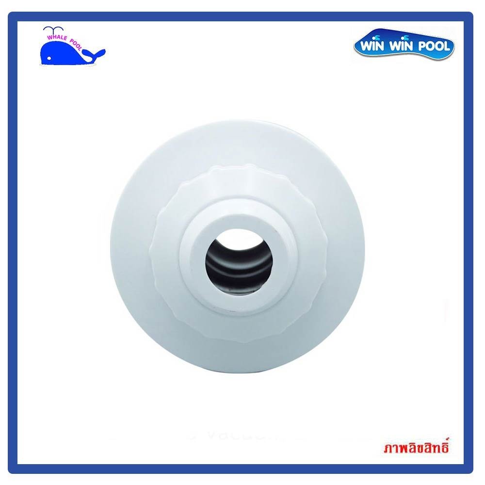 Complete return inlet for use with vinyl or fiberglass swimming pools ...