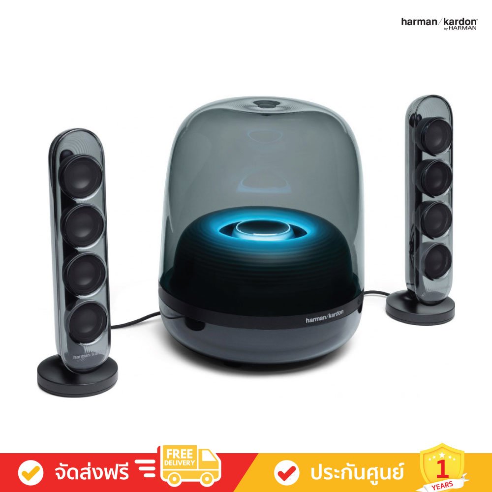 スピーカー・ウーファー harman/kardon SOUNDSTICKS 4 wireless Harman Kardon SoundSticks 4 ブラック:オーディオ・スマートデバイス