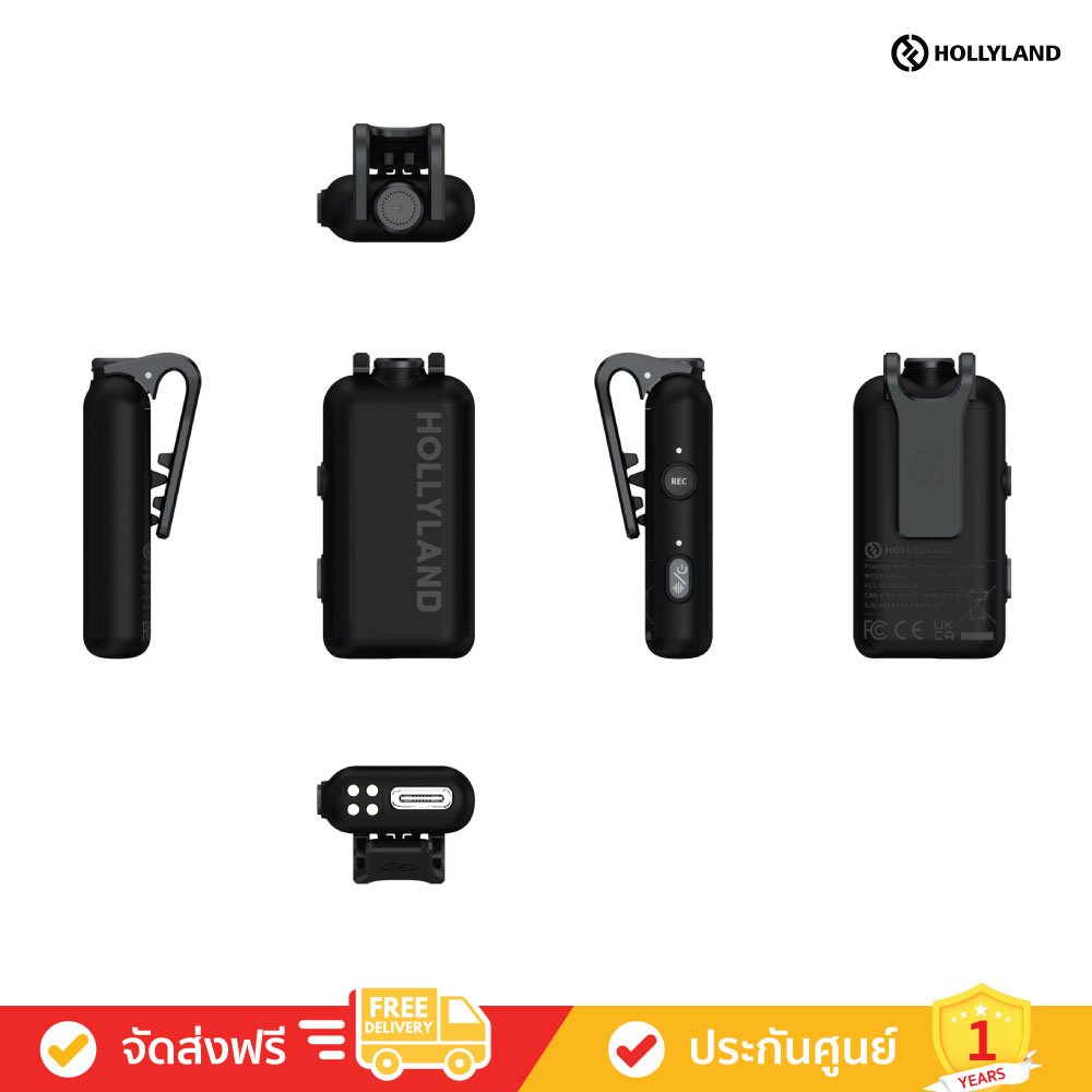 Hollyland Lark MAX 2 Combo 4-Person Version (ไมโครโฟนไร้สาย)
