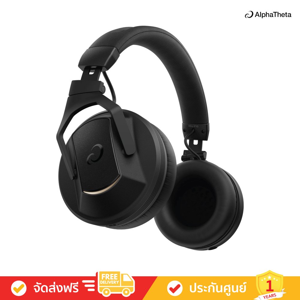 AlphaTheta HDJ-F10-TX - Professional DJ headphones with