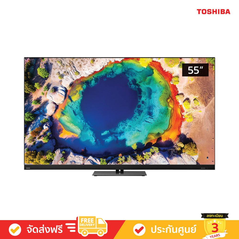 Toshiba 4K Mini LED TV รุ่น 55Z870NP ขนาด 55 นิ้ว Z870N Series