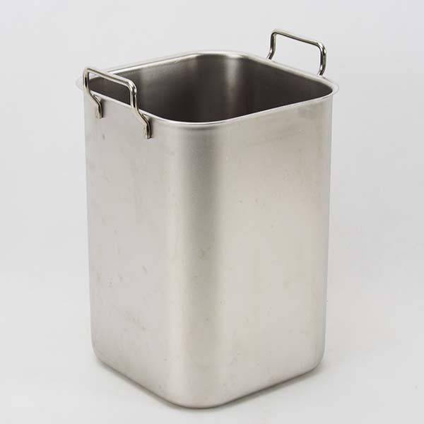 Bain-marie pan ,heavy,stackable,s/s, 15.5×15.5x23.5 cm.  5 lt.