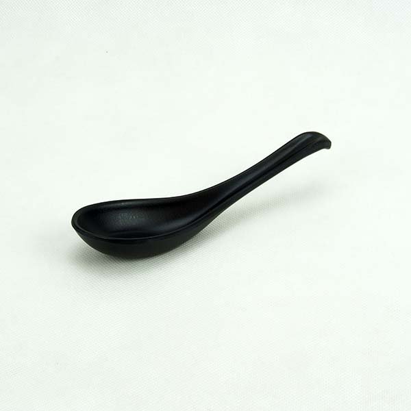 Melamine spoon Black