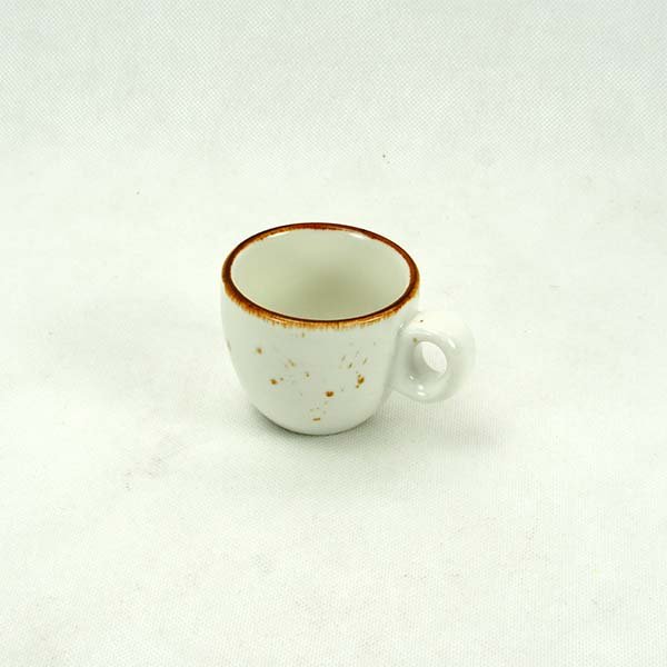 Rustic White 3 oz Espresso Cup
