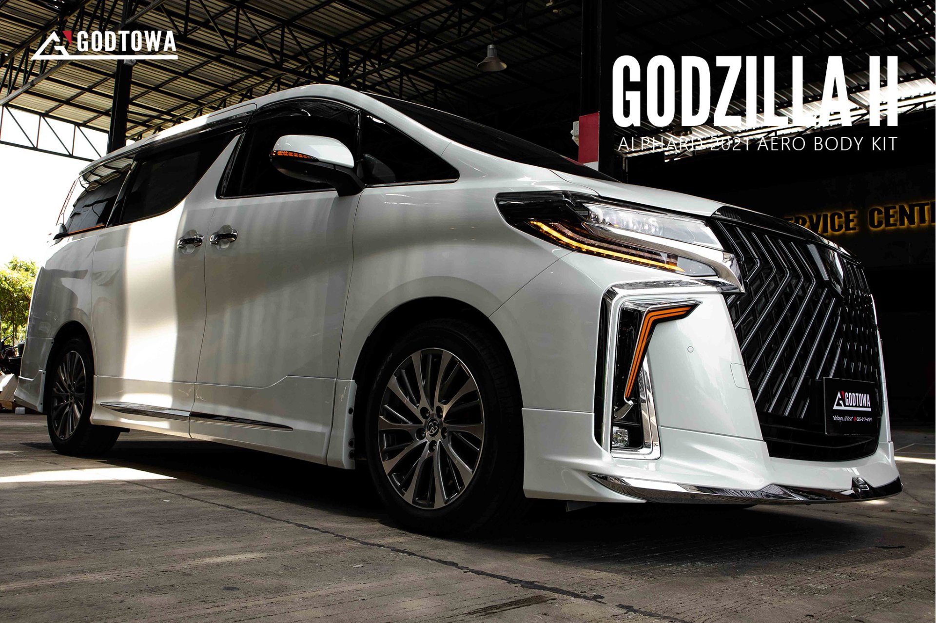 GODZILLA II ALPHARD 2021 AERO BODY KIT