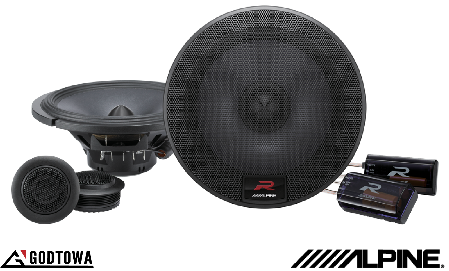 ลำโพง ALPINE R-S65 C ลำโพงอัลไพน์ ลำโพงสไตล์อาร์ ลำโพงติดรถอัลพาร์ด ลำโพงคุณภาพเสียง Hi-Res ลำโพงอาร์ซีรีย์ Alphard Vellfire speaker