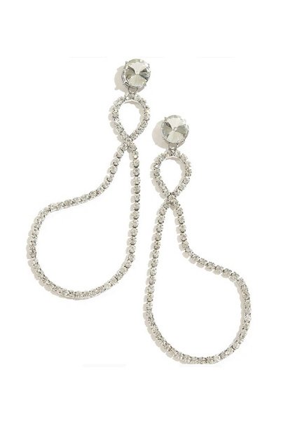 J11004 Infinity Miu Diamond Earrings
