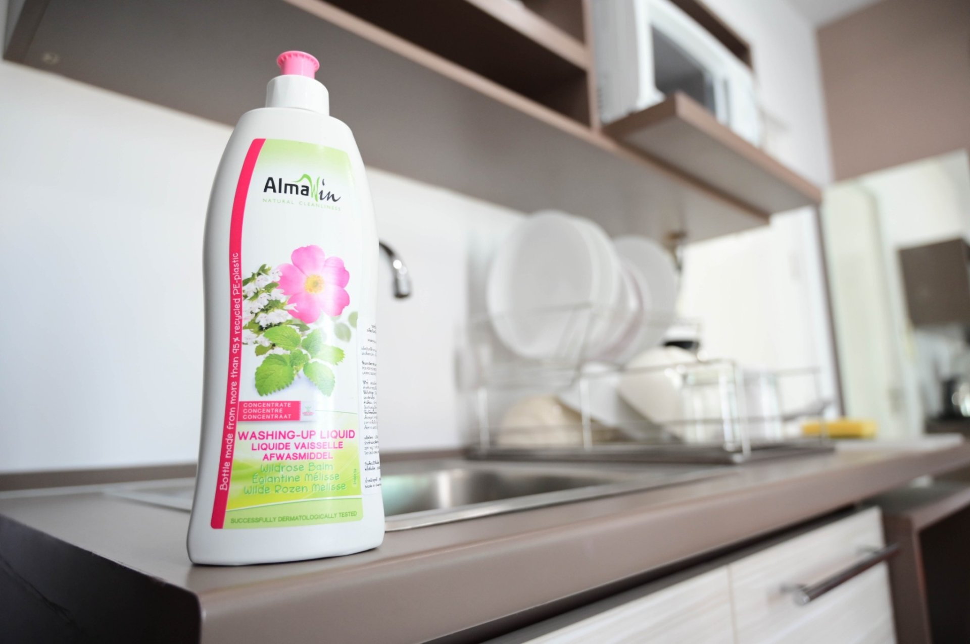 น้ำยาล้างจานออร์แกนิค อ่อนโยน organic washing-up liquid
