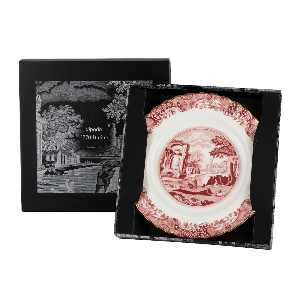 Spode Cranberry Italian 250th Anniversary 6.5 in / 16.5 cm Plate