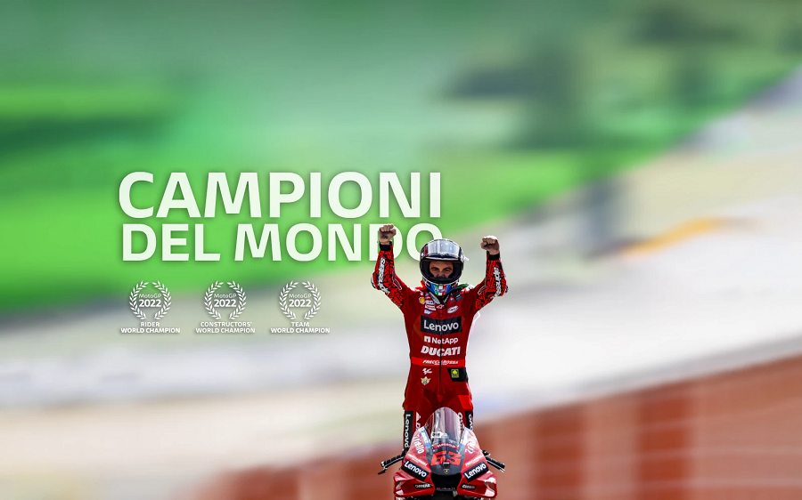 เหนือชั้น! 'DUCATI' กวาดทุกแชมป์ใน MotoGP 2022