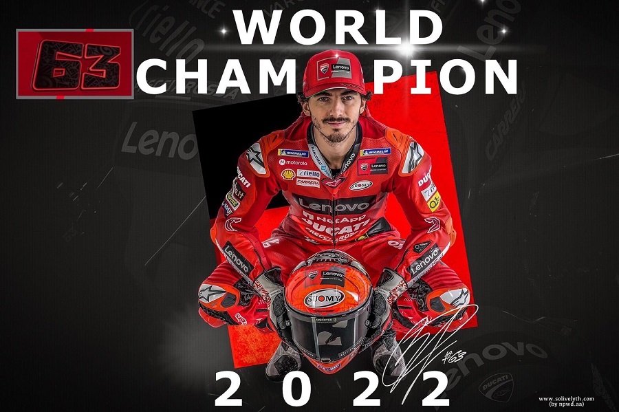 กระหึ่มบาเลนเซีย! 'เป็กโก้' ฟรานเชสโก บันญาญา คว้าแชมป์ MotoGP 2022 