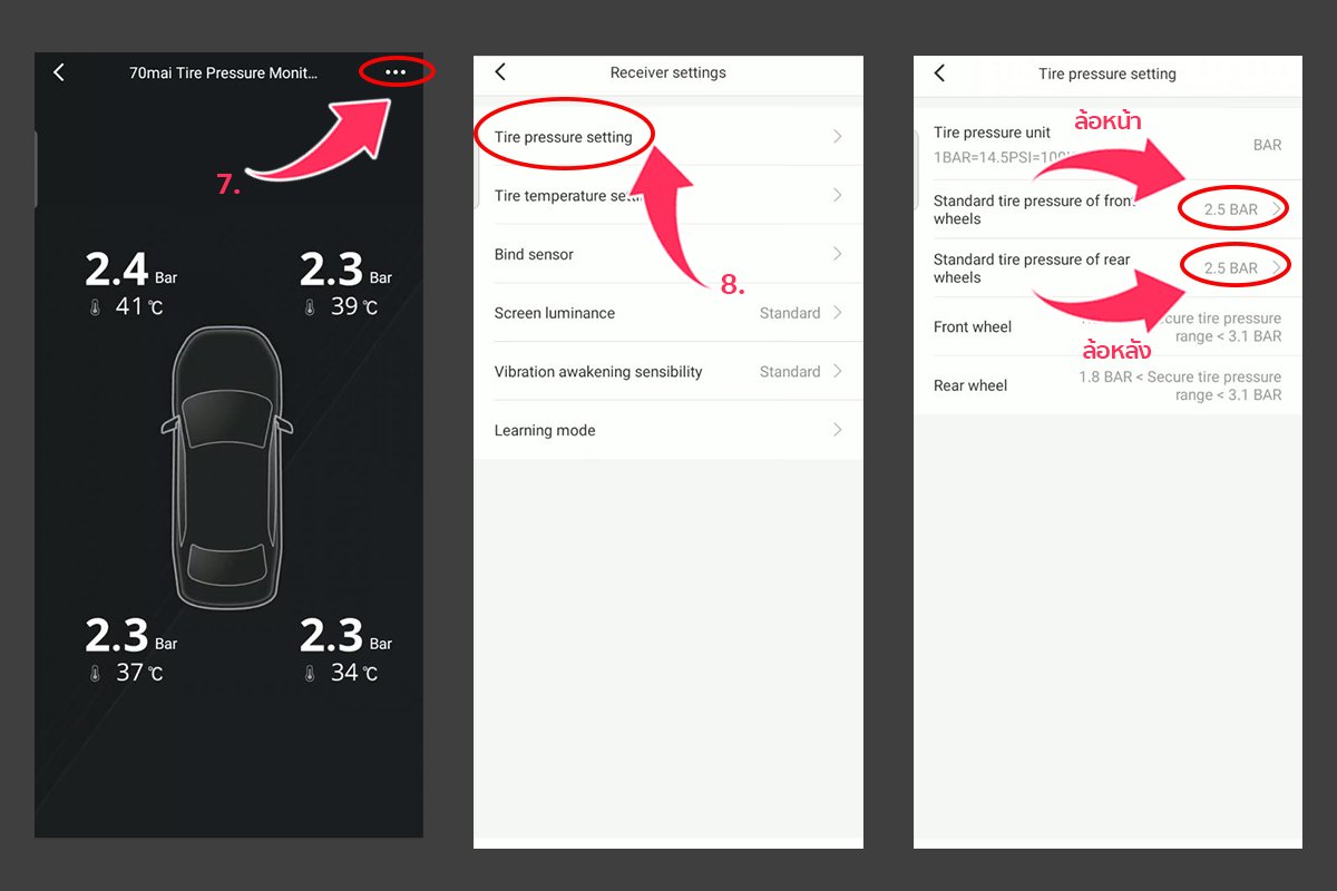 การตั้งค่า TPMS Lite