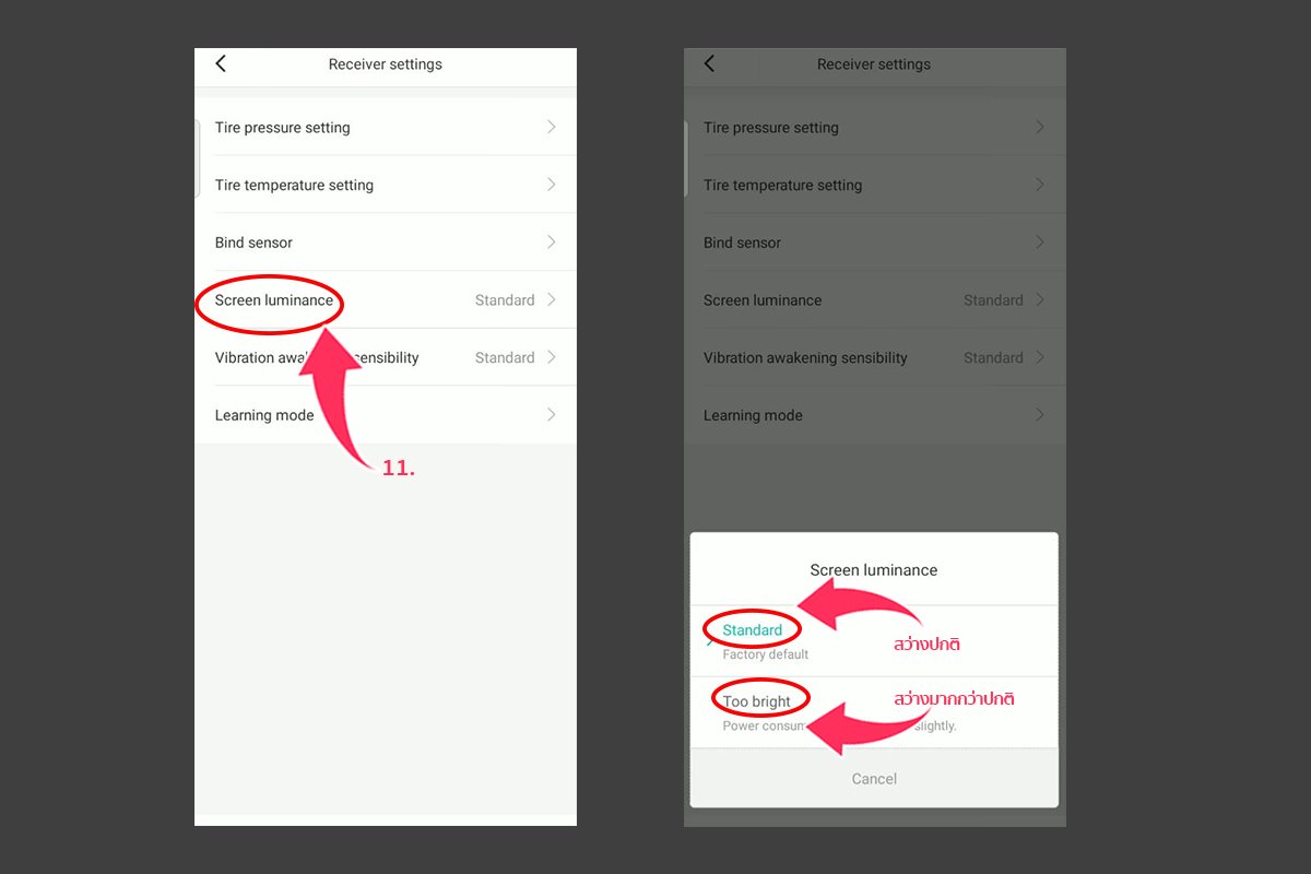 การตั้งค่า TPMS Lite